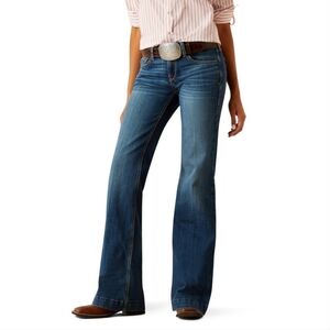 ARIAT HASLEY SLIM TROUSER MID RISE - LADIES JEANS